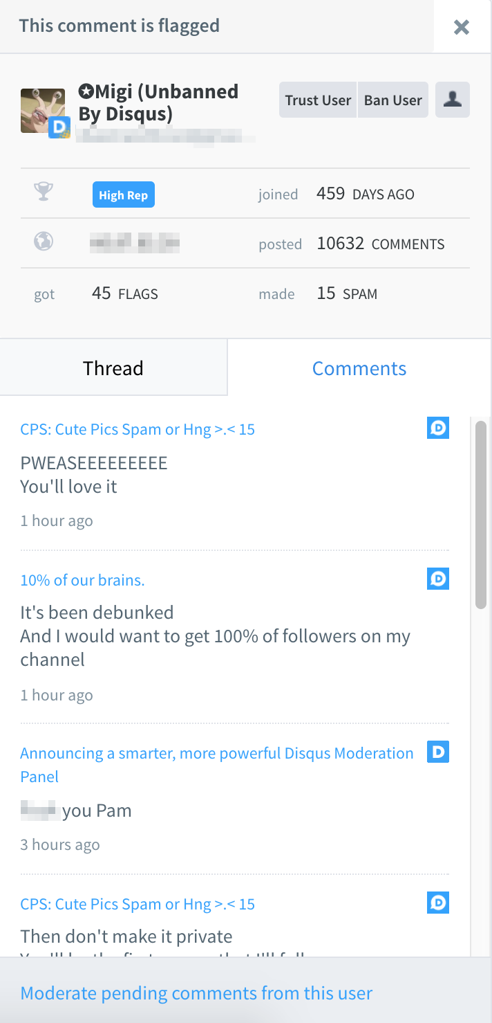 Search filter buttons in siderbar