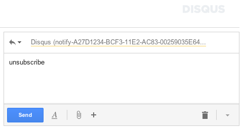reply by email unsubscribe
